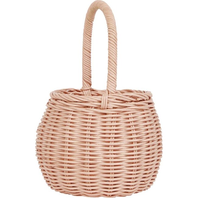 Rattan Berry Basket, Rose - Baskets & Bins - 3