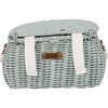 Rattan Original Mini Chari, Vintage Blue - Baskets & Bins - 4