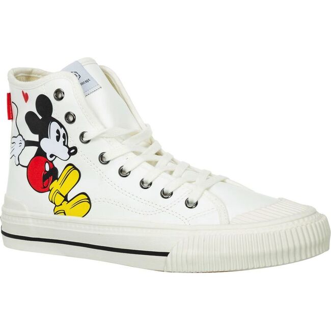 Mickey Graphic High Top Sneakers, White - Sneakers - 1