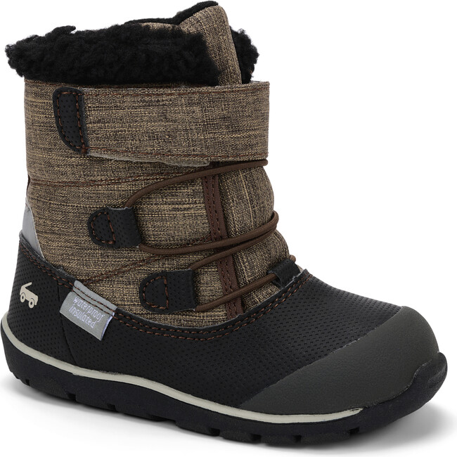 Gilman Waterproof Insulated Boot, Brown & Black