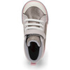 Peyton Sneaker, Beige Metallic Leather - Sneakers - 4
