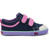 Robyne Sneaker, Navy & Hot Pink - Sneakers - 3