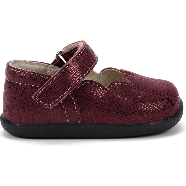Susie First Walker, Burgundy Metallic - Mary Janes - 3