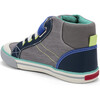 Dane Sneaker, Gray Denim & Blue - Sneakers - 2