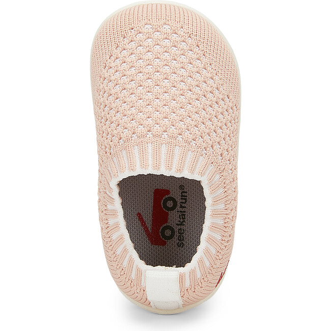 Baby Knit First Walker, Pink - Sneakers - 4