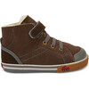 Devon Sneaker, Brown Shearling - Sneakers - 3