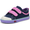 Robyne Sneaker, Navy & Hot Pink - Sneakers - 6