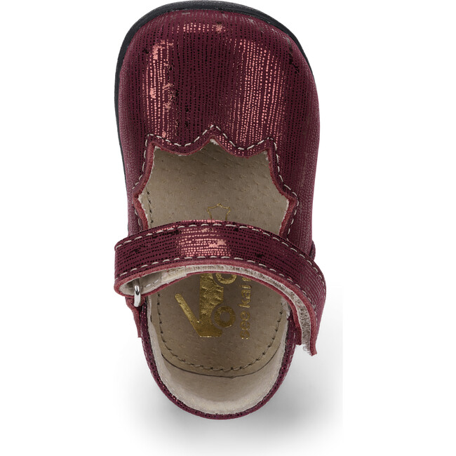 Susie First Walker, Burgundy Metallic - Mary Janes - 4