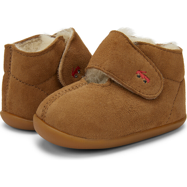Avery First Walker, Brown Shearling - Sneakers - 7