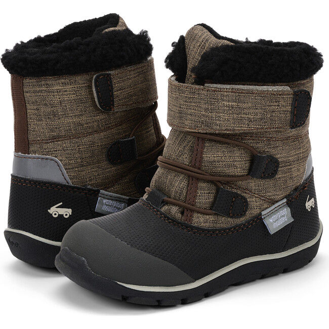 Gilman Waterproof Insulated Boot, Brown & Black - Boots - 7