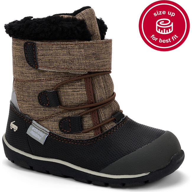 Gilman Waterproof Insulated Boot, Brown & Black - Boots - 8