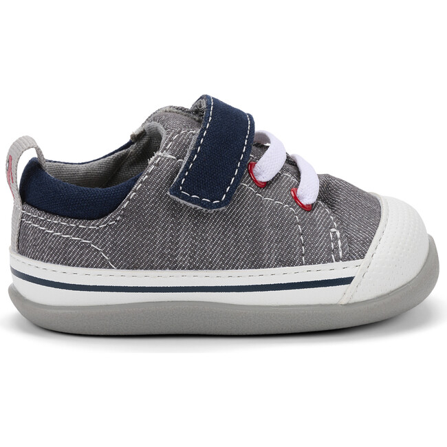 Stevie II First Walker, Gray Denim - Sneakers - 3