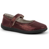 Jane II Mary Jane, Burgundy Metallic - Mary Janes - 1 - thumbnail