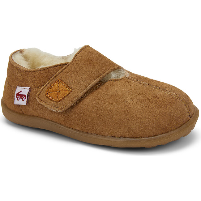 Colby Slipper, Brown Shearling - Slippers - 1