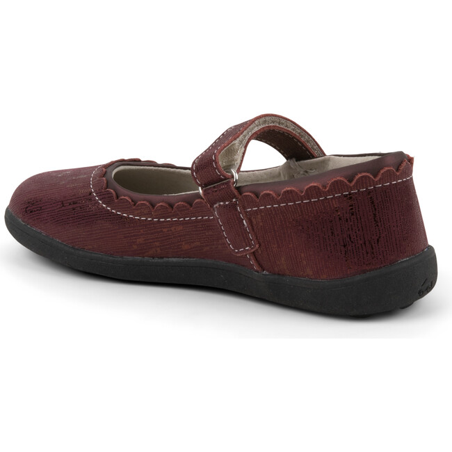 Jane II Mary Jane, Burgundy Metallic - Mary Janes - 2