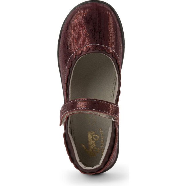 Jane II Mary Jane, Burgundy Metallic - Mary Janes - 4