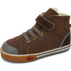 Devon Sneaker, Brown Shearling - Sneakers - 6 - thumbnail
