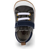 Stevie II First Walker, Brown Leather & Blue - Sneakers - 4 - thumbnail