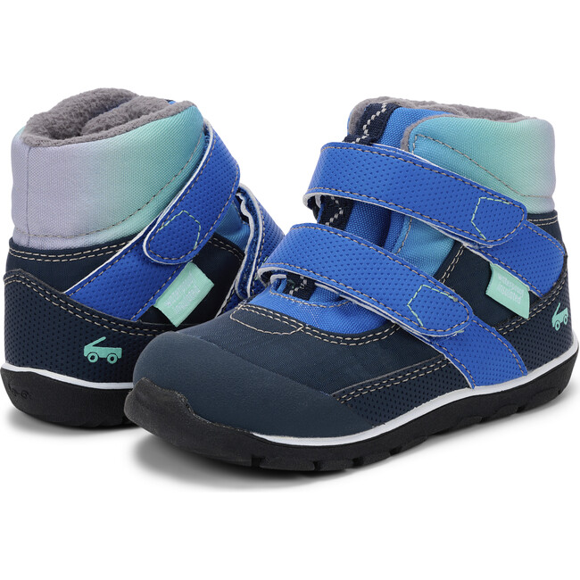 Atlas II Waterproof Insulated Boot, Navy & Gradient - Boots - 7