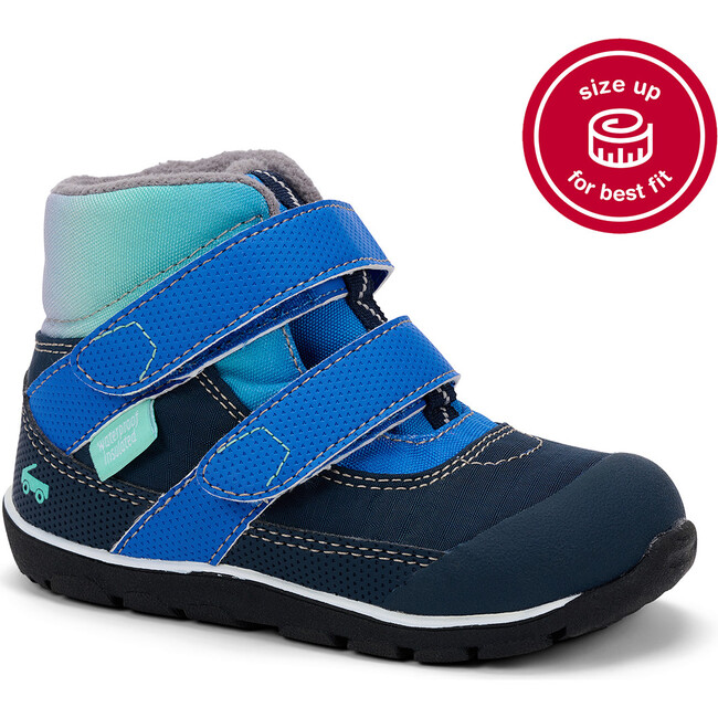 Atlas II Waterproof Insulated Boot, Navy & Gradient - Boots - 8