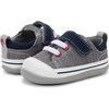 Stevie II First Walker, Gray Denim - Sneakers - 7