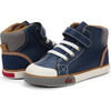 Dane Sneaker, Navy Leather - Sneakers - 6