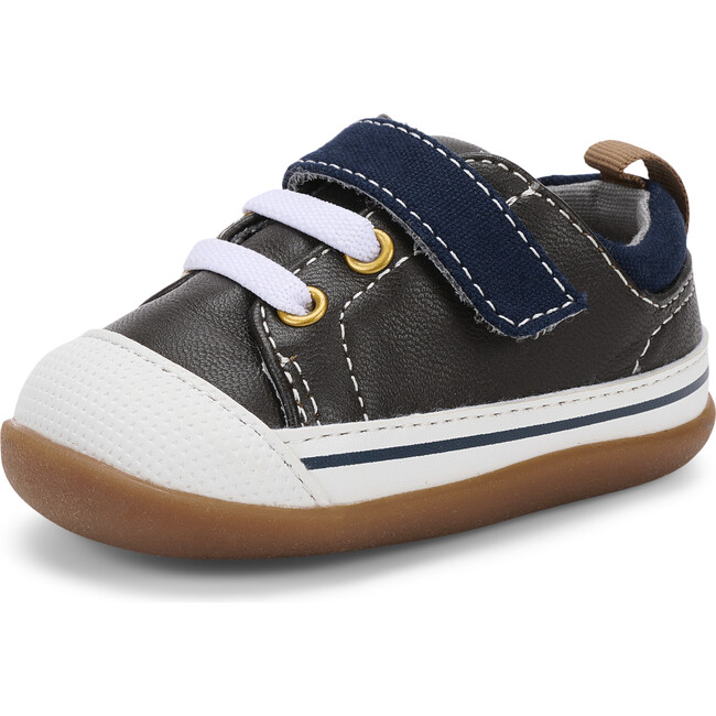 Stevie II First Walker, Brown Leather & Blue - Sneakers - 6