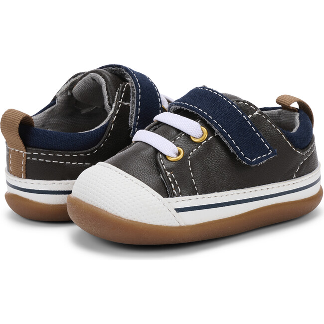 Stevie II First Walker, Brown Leather & Blue - Sneakers - 7