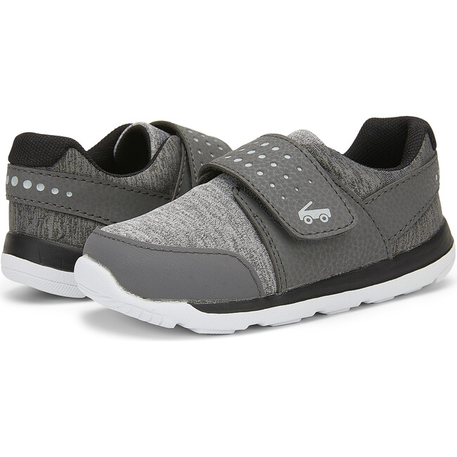 Ryder Knit FlexiRun™ Sneaker, Dark Gray - Sneakers - 7