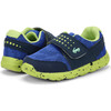 Ryder II FlexiRun™ Sneaker, Blue & Lime - Sneakers - 7