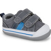 Russell First Walker, Grey Denim - Sneakers - 1 - thumbnail