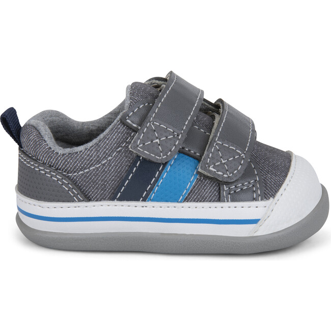 Russell First Walker, Grey Denim - See Kai Run Shoes & Booties | Maisonette