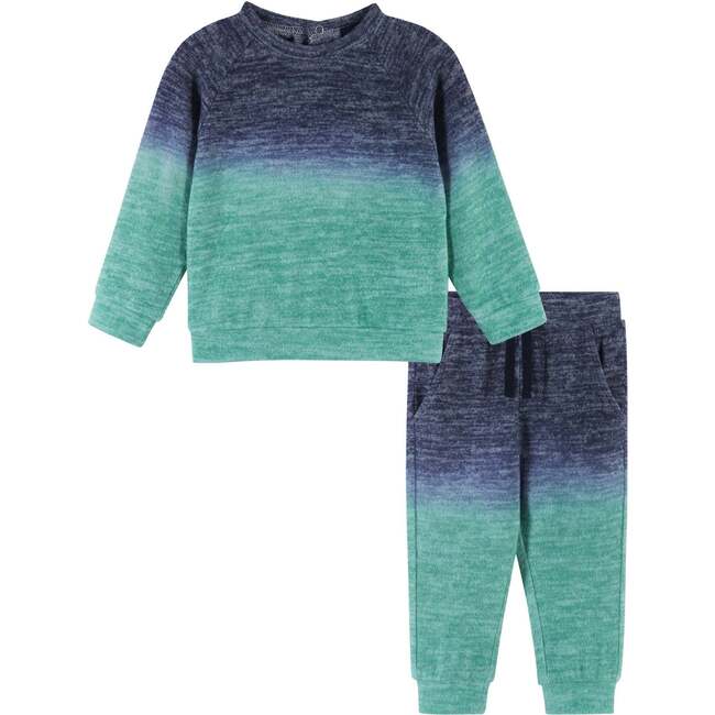Infant Ombre Hacci Sweater Set, Green