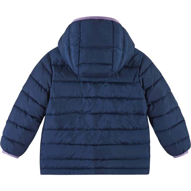 Navy Purple Night Sky Reversible Puffer - Jackets - 3