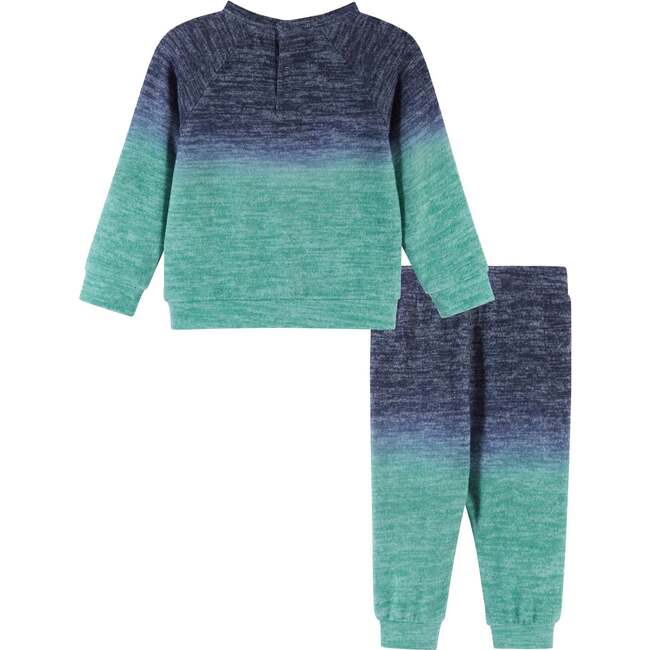 Infant Ombre Hacci Sweater Set, Green