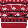 Red Dinosauric Holiday Sweater Set - Mixed Apparel Set - 5
