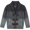 Infant 3-Piece Marled Ombre Toggle Cardigan Sweater Set, Grey - Mixed Apparel Set - 3