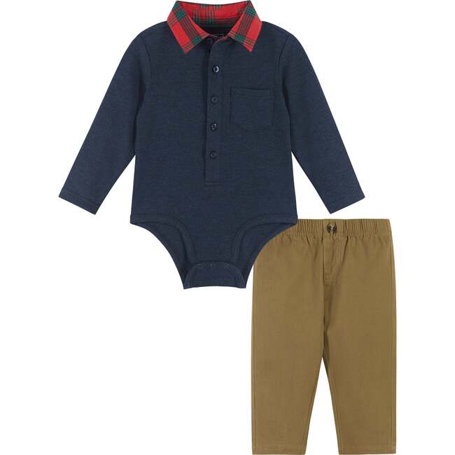 Infant Holiday Shirtzie™ Set, Navy - Mixed Apparel Set - 1