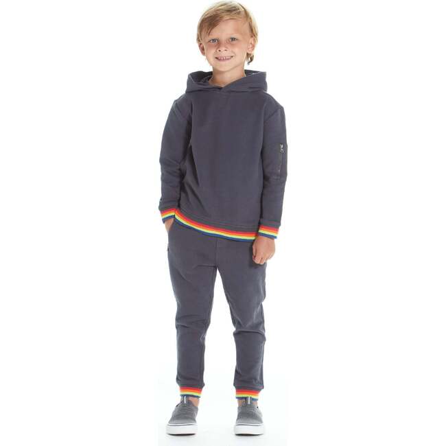 Hooded Sweatshirt Set, Grey - Mixed Apparel Set - 3