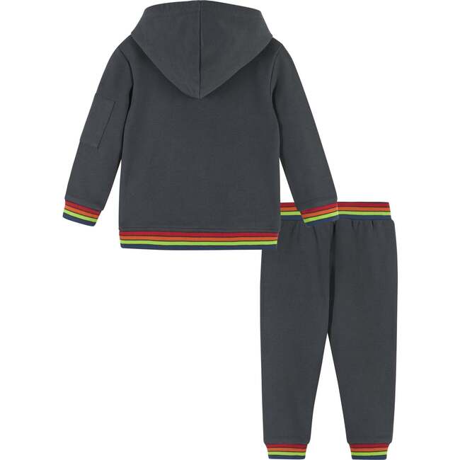 Hooded Sweatshirt Set, Grey - Mixed Apparel Set - 4