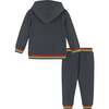 Hooded Sweatshirt Set, Grey - Mixed Apparel Set - 4