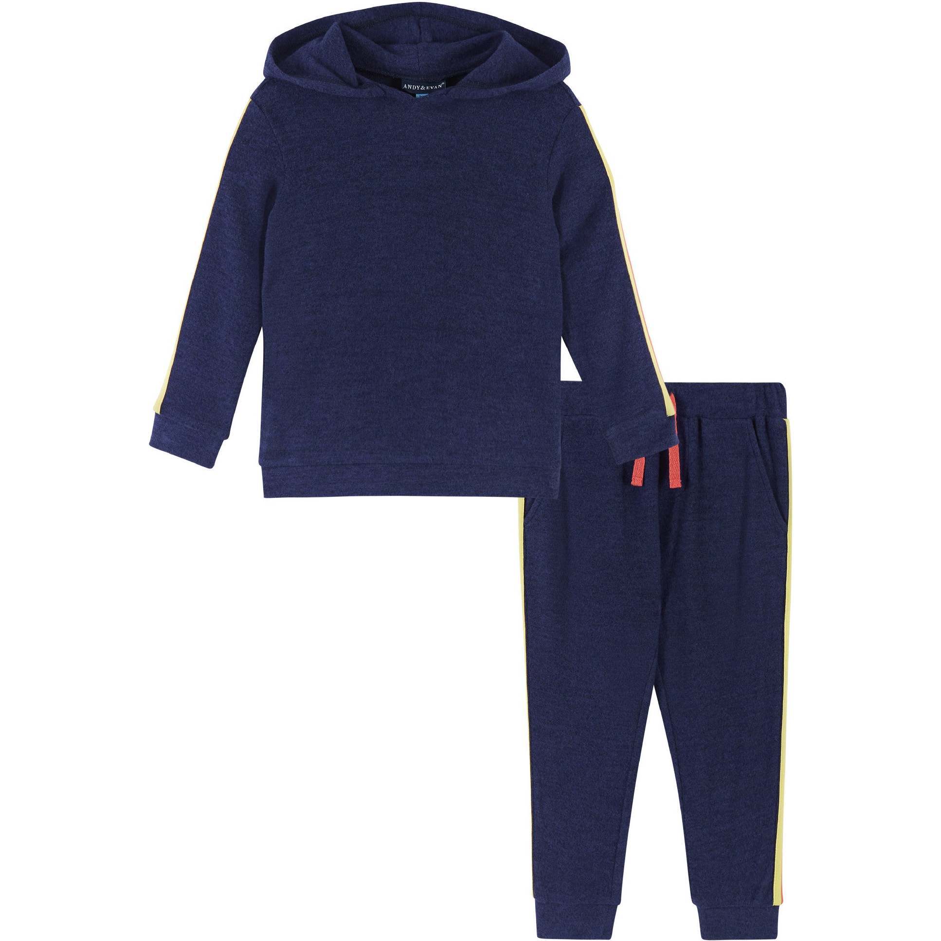 Boys Stripe Hacci Sweat Set - Mixed Apparel Set - 1