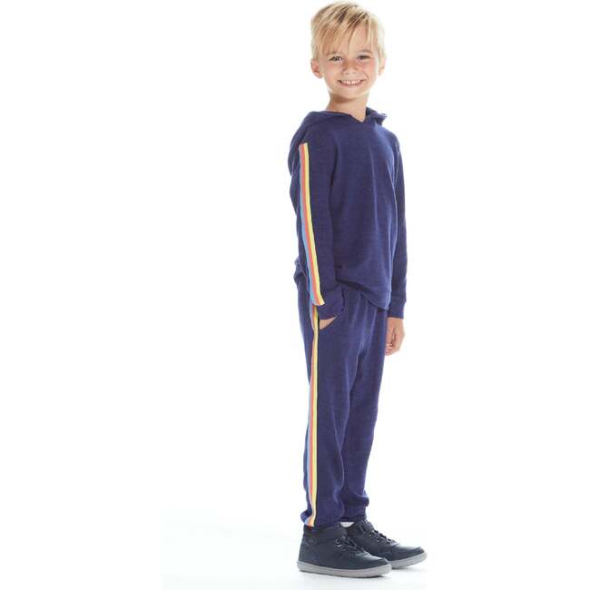 Boys Stripe Hacci Sweat Set - Mixed Apparel Set - 2