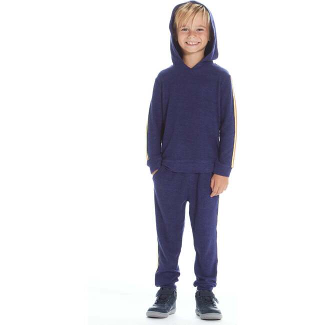 Boys Stripe Hacci Sweat Set - Mixed Apparel Set - 3
