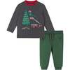 Infant T-Rex Holiday Spirit Tee & Jogger Set - T-Shirts - 1 - thumbnail