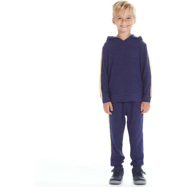 Boys Stripe Hacci Sweat Set - Mixed Apparel Set - 4