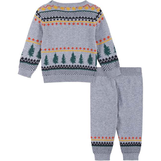 Baby Boy Winter Lodging Moose Sweater Set - Mixed Apparel Set - 3