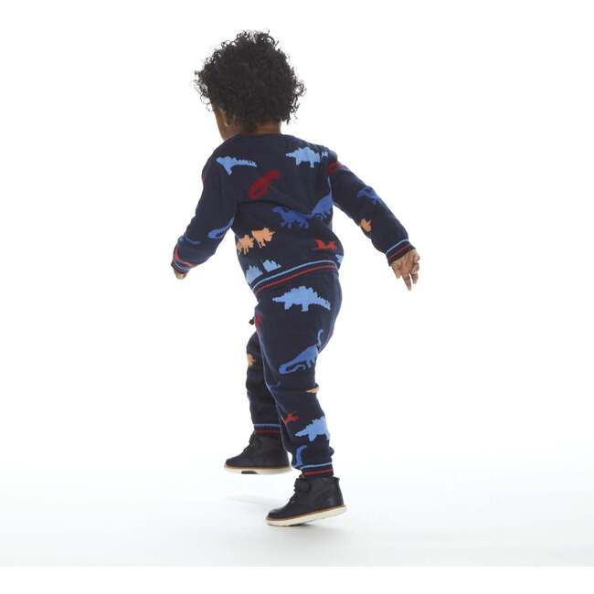 Baby Boy Dinosaur Pattern Sweater Set - Mixed Apparel Set - 3