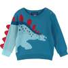 Boys Teal Stegosaurus Sweater Set - Mixed Apparel Set - 5