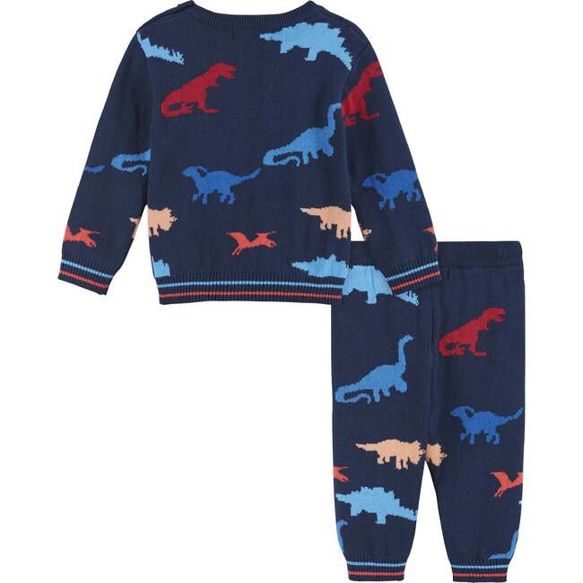 Baby Boy Dinosaur Pattern Sweater Set - Mixed Apparel Set - 4